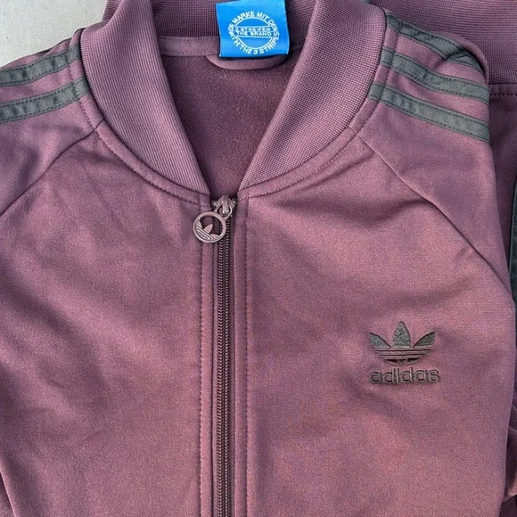 Adidas Track Jacket with Black Stripes - Picture 6 of 8